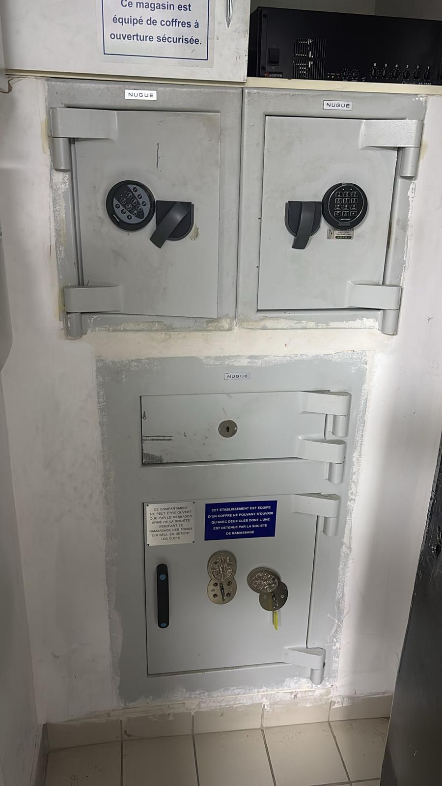 Coffres-forts NUGUE avec serrures électroniques