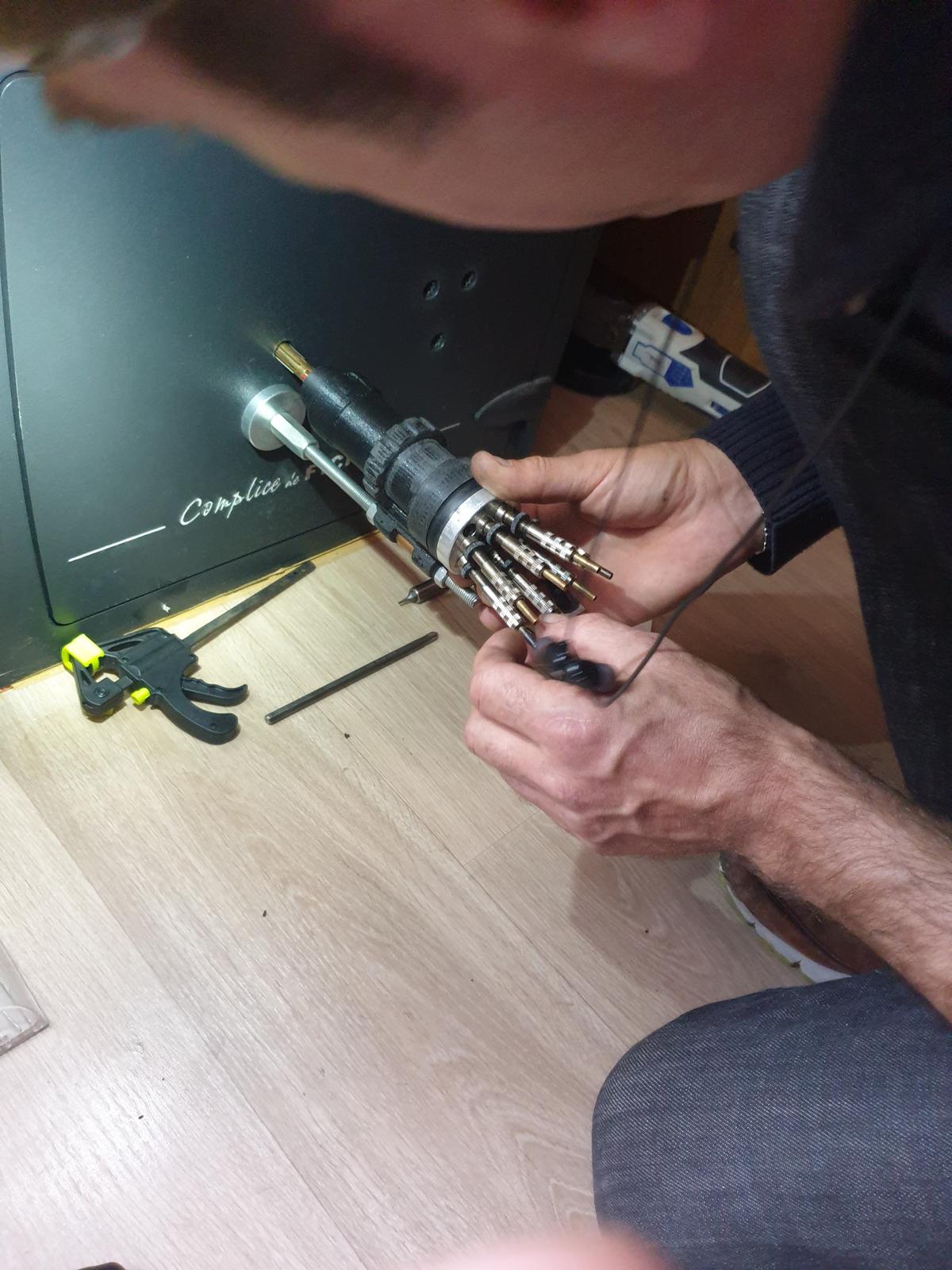 Intervention technique sur coffre Complice
